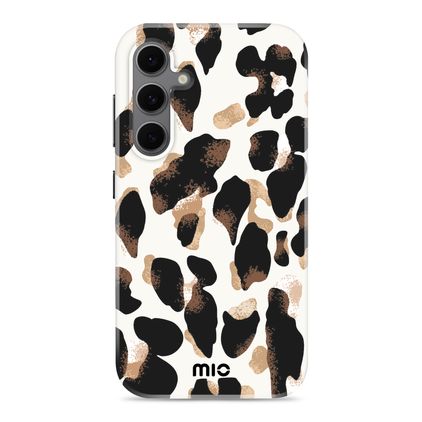 MIO Samsung Galaxy S24 FE MagSafe Plastique rigide Coque arrière - Leopard