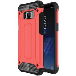 Mobigear Outdoor Coque Samsung Galaxy S8 Coque arrière Rigide Anti-Chocs - Rouge