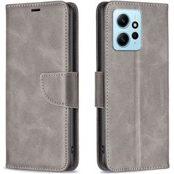 Mobigear Excellent Housse Xiaomi Redmi Note 12 Etui Porte-Monnaie - Gris