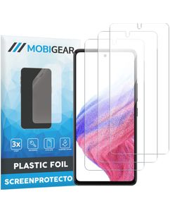 Mobigear Samsung Galaxy A53 Protection d'écran Film - Compatible coque (Lot de 3)