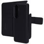 Mobiparts Housse Samsung Galaxy S26 Etui avec Coque Détachable en Cuir Véritable Porte-Monnaie - Noir