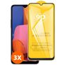 Mobigear Premium Samsung Galaxy A20s Verre trempé Protection d'écran - Compatible Coque - Noir (Lot de 3)