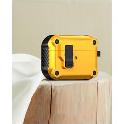 Mobigear Armor Clip Coque Apple AirPods Pro 3 - Jaune