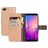 Mobiparts Saffiano Wallet Housse Samsung Galaxy J6 (2018) Etui Porte-Monnaie - Copper