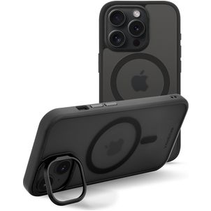 Mobilize Hybrid Pro Coque iPhone 15 Pro MagSafe Coque arrière Rigide Anti-Chocs - Noir