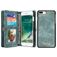Caseme 008 Housse iPhone 8 Plus Etui avec Coque Détachable Porte-Monnaie - Vert