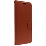 Valenta Gel Skin Housse iPhone 15 Pro Max Etui en Cuir Véritable Porte-Monnaie - Marron