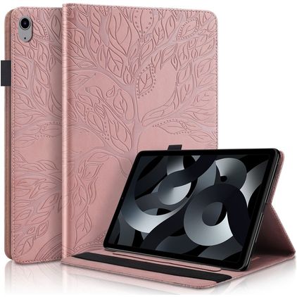 Mobigear Tree Coque iPad 11 (2025) Etui + Porte-crayon - Rose doré
