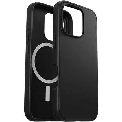 Otterbox Symmetry Plus Coque iPhone 16 Pro MagSafe Coque arrière Rigide Anti-Chocs - Noir
