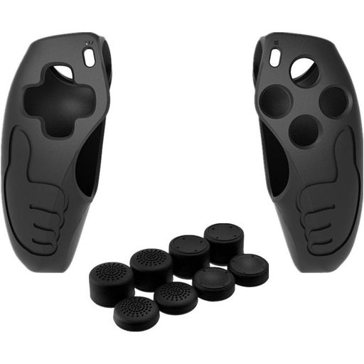 Mobigear Classic Coque Playstation 5 controller Thin Coque en Silicone Souple - Noir