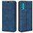 Mobigear Retro Slim Housse Motorola Moto G71 5G Etui Porte-Monnaie - Bleu