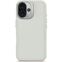 Decoded Stacks Coque iPhone 16 MagSafe Coque arrière en Silicone - Stone Grey