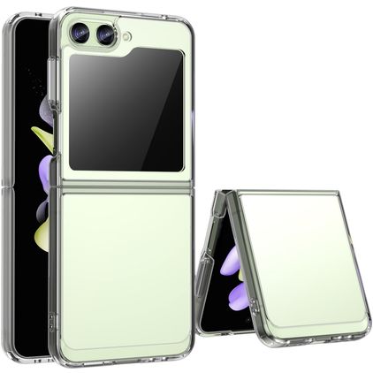 Mobigear Crystal Coque Transparente Samsung Galaxy Z Flip 5 Coque arrière Rigide - Transparent