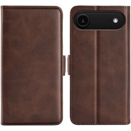Mobigear Slim Magnet Housse iPhone Air Etui Porte-Monnaie - Marron