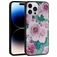 Mobigear Flowers Coque iPhone 14 Pro Max Coque arrière Rigide - Model 1