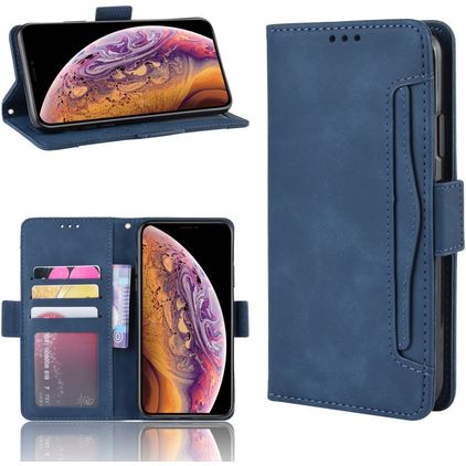 Mobigear Slide Wallet Housse iPhone 11 Pro Etui Porte-Monnaie - Bleu