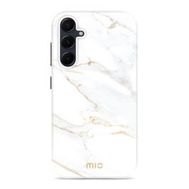 MIO Coque Samsung Galaxy A35 MagSafe Coque arrière Rigide - White Marble