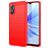 Mobigear Brushed Slim Coque OPPO A17 Coque arrière en TPU Souple - Rouge