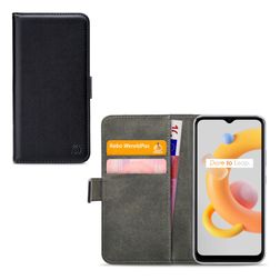 Mobilize Classic Gelly Wallet Housse Realme C11 (2021) Etui Porte-Monnaie - Noir
