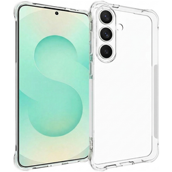 Mobigear Cushion Coque Transparente Samsung Galaxy S25 FE Coque arrière en TPU Souple - Transparent