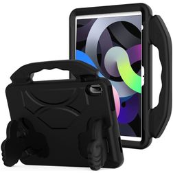 Mobigear Thumbs Up Coque iPad 11 (2025) Coque de tablette pour enfants avec Poignée Enfants en EVA - Noir