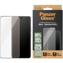 PanzerGlass Ultra Wide Fit Xiaomi Redmi Note 15 Verre trempé Protection d'écran - Compatible Coque