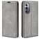 Mobigear Retro Slim Housse Motorola Edge X30 Etui Porte-Monnaie - Gris