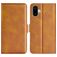 Mobigear Slim Magnet Housse iPhone 16 Plus Etui Porte-Monnaie - Cognac