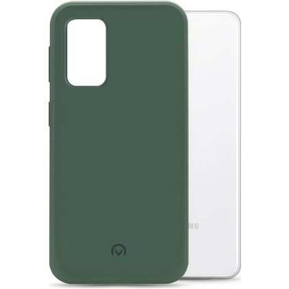 Mobilize Rubber Gelly Coque Samsung Galaxy A32 5G Coque arrière en TPU Souple - Matt Green