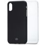 Mobilize Gelly Coque iPhone XS Max Coque arrière en TPU Souple - Matt Black