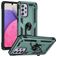 Mobigear Armor Ring Coque Samsung Galaxy A33 Coque arrière Rigide Anti-Chocs avec Anneau-Support - Vert
