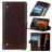 Mobigear Ranch Housse Motorola Moto E22 Etui Porte-Monnaie - Marron
