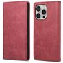 Mobigear Wallet Housse iPhone 16 Pro Etui Porte-Monnaie - Rouge