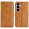 Mobigear Slim Magnet Housse Samsung Galaxy S26 Etui Porte-Monnaie - Cognac