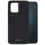 Mobilize Rubber Gelly Coque OPPO A6 Coque arrière en TPU Souple - Noir