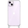 Mobigear Bungy Coque iPhone 14 Plus Coque arrière Rigide - Argent