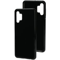 Mobiparts Classic Coque Samsung Galaxy A32 5G Coque arrière en TPU Souple - Noir