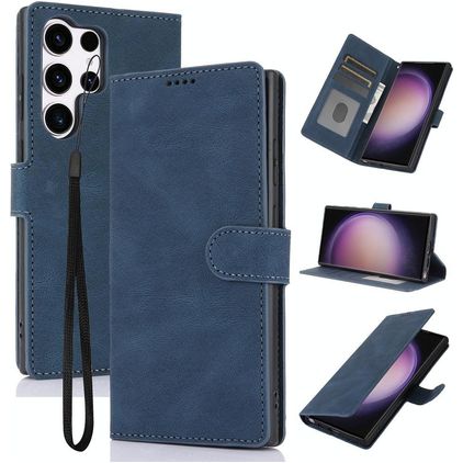 Mobigear Wallet Housse Samsung Galaxy S26 Ultra Etui Porte-Monnaie - Bleu