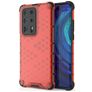 Mobigear Honeycomb Coque Huawei P40 Pro Plus Coque arrière Rigide Anti-Chocs - Rouge