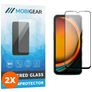 Mobigear Premium Samsung Galaxy Xcover 7 Verre trempé Protection d'écran - Compatible Coque - Noir (Lot de 2)