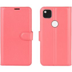 Mobigear Classic Housse Google Pixel 4a Etui Porte-Monnaie - Rouge