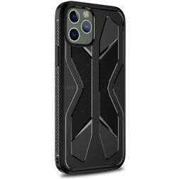 Mobigear Armor Coque iPhone 12 Pro Max Coque arrière en TPU Souple Anti-Chocs - Noir