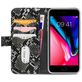 Mobilize Magnet Zipper Housse iPhone 7 Plus Etui avec Coque Détachable Porte-Monnaie - Noir