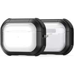 Mobigear Shockproof Coque rigide pour Apple AirPods Pro 1 - Noir