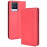 Mobigear Sensation Housse Realme 8 Etui Porte-Monnaie - Rouge