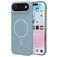 Mobiparts Slim Line iPhone Air MagSafe Plastique rigide Coque arrière - Sage Green