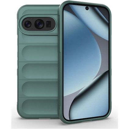 Mobigear Bumpy Coque Google Pixel 10 Pro Coque arrière en TPU Souple - Vert