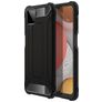 Mobigear Outdoor Coque Samsung Galaxy A12 Coque arrière Rigide Anti-Chocs - Noir