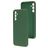 Mobiparts Coque Samsung Galaxy A14 Coque arrière en Silicone - Forest Green