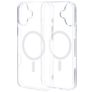Mobiparts Hardcover Coque Transparente iPhone 16 Plus MagSafe Coque arrière Rigide - Transparent